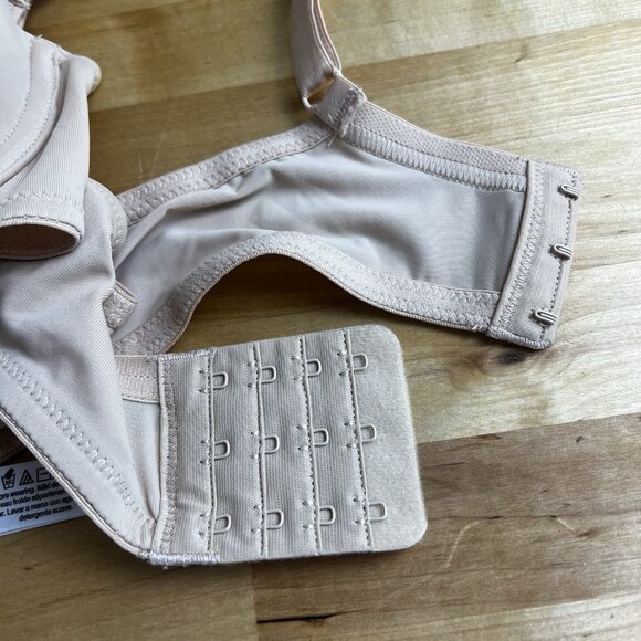 Motherhood Maternity 38B Full Coverage Underwire Clip Down Nursing Bra Beige - Picture 7 of 7